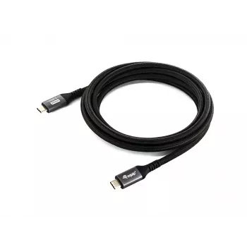 Equip καλώδιο USB4 Gen 2x2 C σε C, M/M, 2,0m, 4K/60Hz, 20 Gbit/s, PD 100W