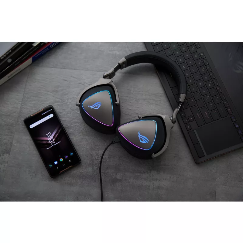 ASUS ROG Delta ακουστικά ενσύρματα Gaming μαύρο