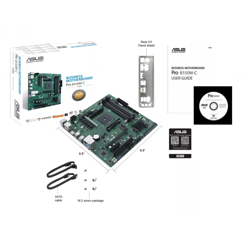 Μητρική κάρτα ASUS PRO B550M-C/CSM AMD B550 Socket AM4 micro ATX