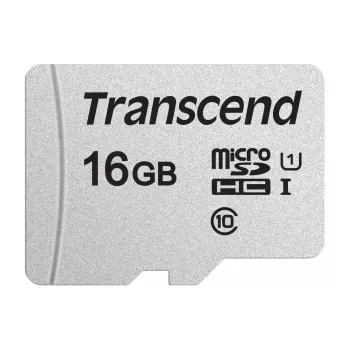 Transcend Κάρτα MicroSDHC 300S 16GB UHS-I U1 χωρίς αντάπτορα