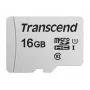 Transcend Κάρτα MicroSDHC 300S 16GB UHS-I U1 χωρίς αντάπτορα