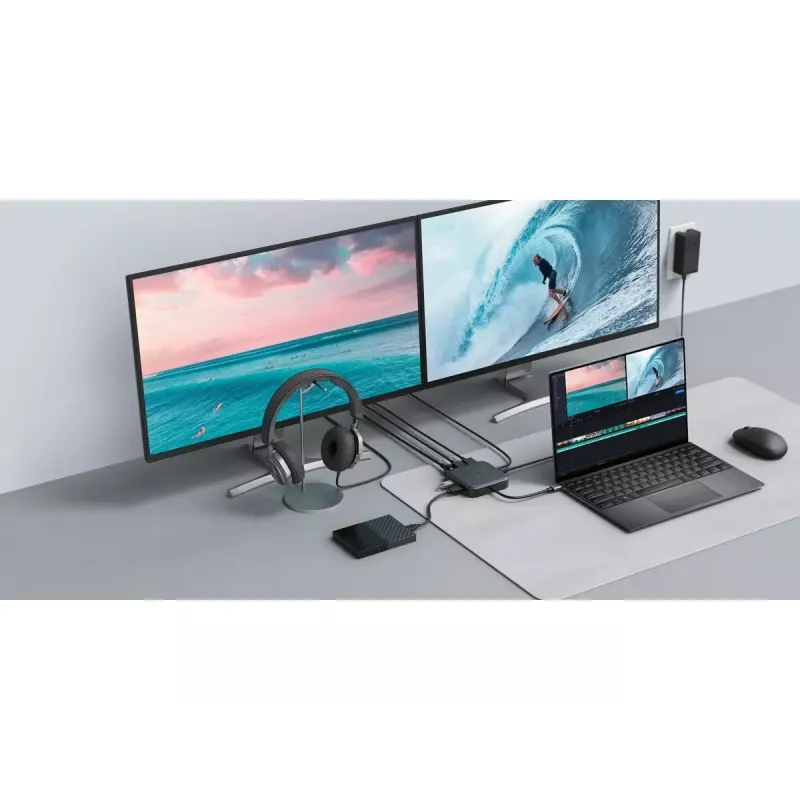 Targus HD USB4 Mobile Dock Ενσύρματο μαύρο