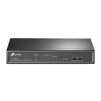 Διακόπτης δικτύου TP-Link TL-SF1008LP Unmanaged Fast Ethernet (10/100) Power over Ethernet (PoE) Μαύρο