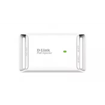 D-Link DPE-101GI injector PoE Gigabit 1 θύρας, 10/100/1000 Mbit/s, 48 V, έως 19,2 W, 100 m, λευκό