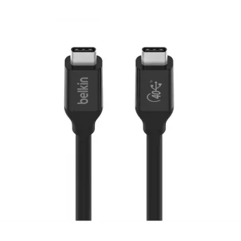 BELKIN Καλώδιο USB4 USB-C / USB-C 40 Gbit/s 100 W 0,8 m μαύρο
