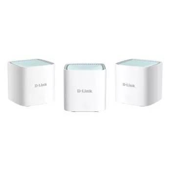 D-Link EAGLE PRO AI AX1500 Mesh-σύστημα - συσκευασία 3 τεμ., λευκό, εσωτερικό, Mesh-σύστημα, τροφοδοσία, κατάσταση, 500 m², Dualband (2,4 GHz / 5 GHz)
