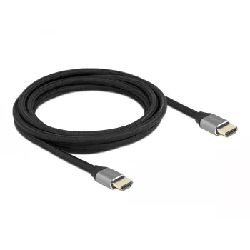 DELOCK Καλώδιο Ultra High Speed HDMI - αρσενικό A / αρσενικό A - 48 Gbps 8K 60 Hz - 3 m - γκρι