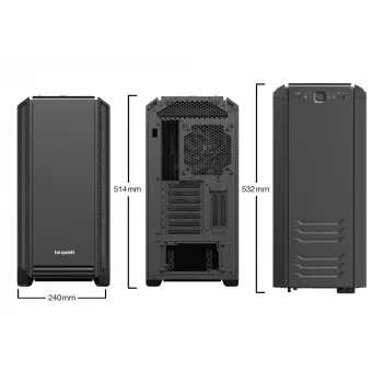 be quiet Silent Base 601 Window Midi Tower Μαύρο
