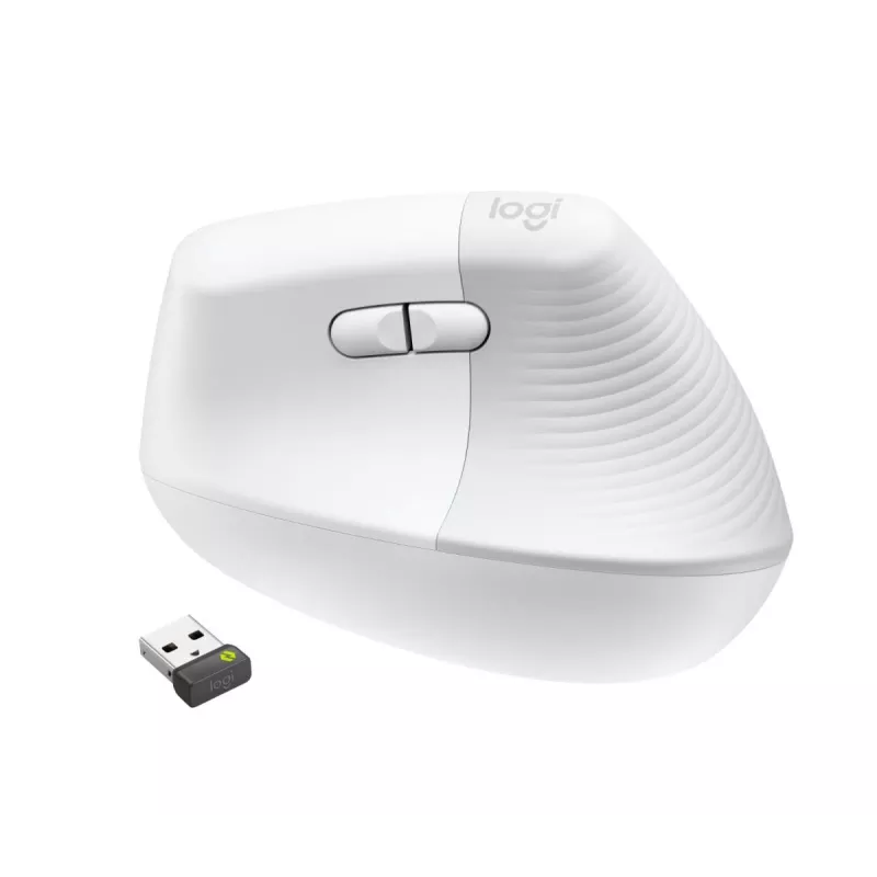 LOGITECH Wireless Mouse Lift for Business Δεξιόχειρας Off-White
