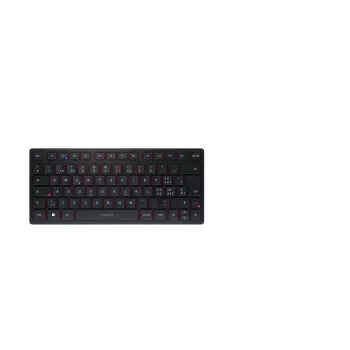 CHERRY KW 9200 MINI Πληκτρολόγιο Universal USB + RF Wireless + Bluetooth QWERTZ Ελβετικό Μαύρο