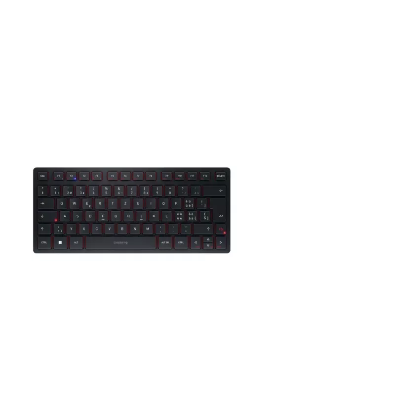 CHERRY KW 9200 MINI Πληκτρολόγιο Universal USB + RF Wireless + Bluetooth QWERTZ Ελβετικό Μαύρο
