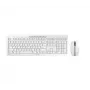 CHERRY Stream Desktop Recharge Πληκτρολόγιο Ποντίκι περιλαμβάνεται Universal RF Wireless QWERTY Αγγλικό Γκρι