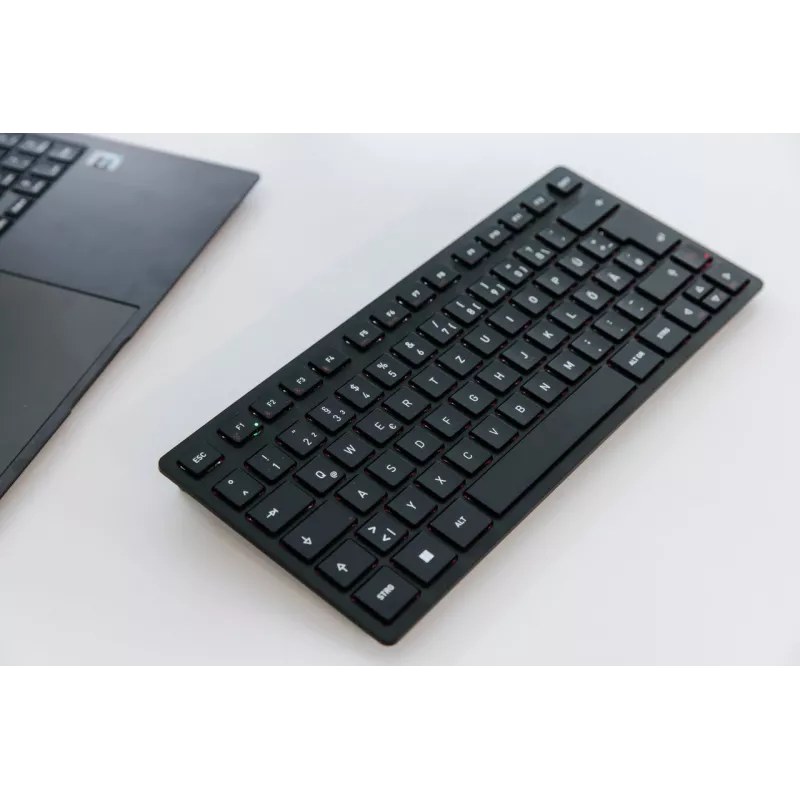 CHERRY KW 9200 MINI Πληκτρολόγιο Universal USB + RF Wireless + Bluetooth QWERTY Αγγλικό Μαύρο