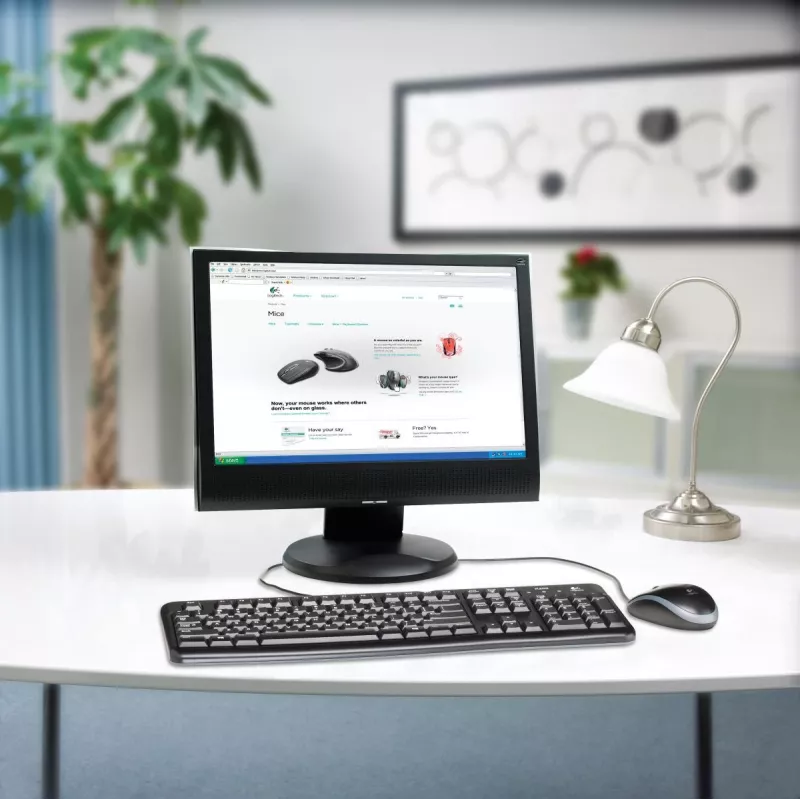 LOGITECH Πληκτρολόγιο K120 - Azerty Βελγικό