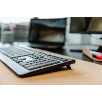 CHERRY KW 3000 Πληκτρολόγιο Universal RF Wireless QWERTY Ισπανικό Μαύρο