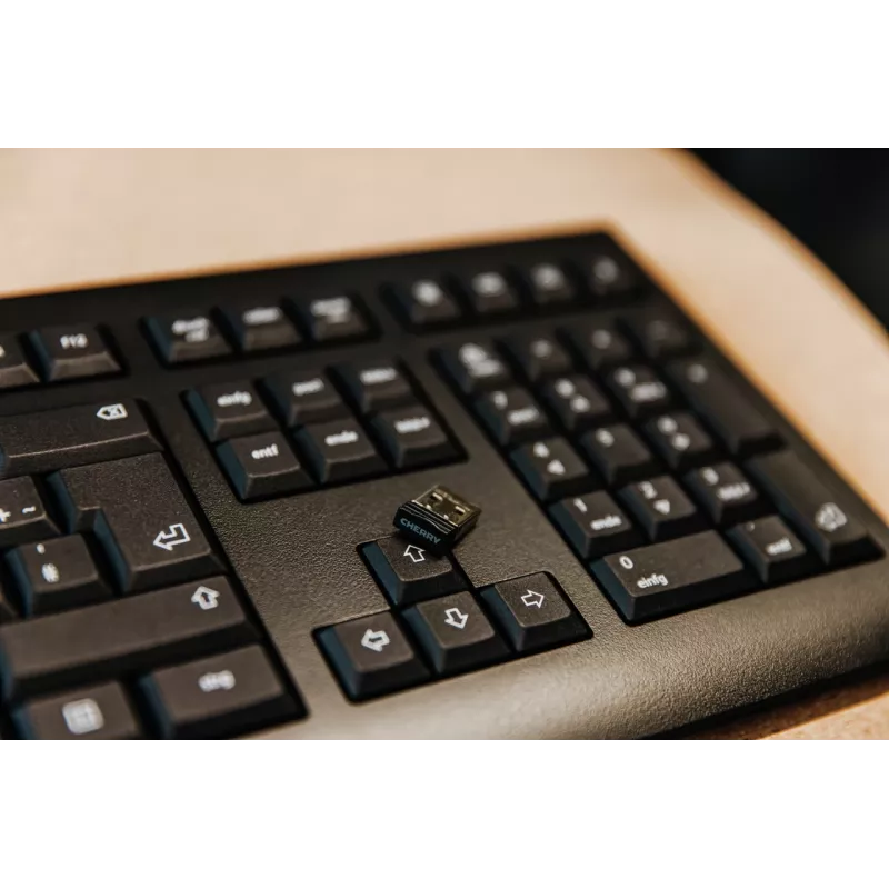 CHERRY KW 3000 Πληκτρολόγιο Universal RF Wireless QWERTY Ισπανικό Μαύρο