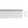 LOGITECH Slim Ασύρματο Σετ Πληκτρολογίου και Ποντικιού Mk470 - Offwhite - Qwertz Ge