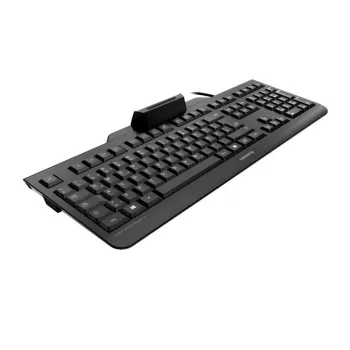 CHERRY SECURE BOARD 1.0 Πληκτρολόγιο Γραφείου USB QWERTZ Γερμανικό Μαύρο