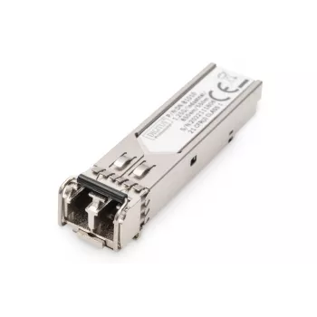 DIGITUS 1,25 Gbps SFP-Module, έως 550 m Multimode, LC-Duplex-Βύσμα αρσενικό, Βιομηχανική έκδοση 1000Base-SX, 850 nm