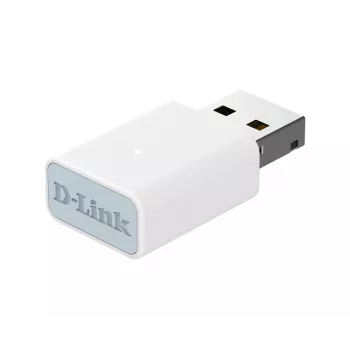 D-Link AC1300 Wi-Fi 5 USB Adapter, Ενσύρματο & Ασύρματο, USB, WLAN, Wi-Fi 5 (802.11ac), Λευκό