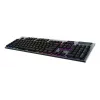 LOGITECH G915 X Lightspeed Wireless Low Profile Gaming Keyboard Μαύρο Clicky Qwertz Γερμανικό