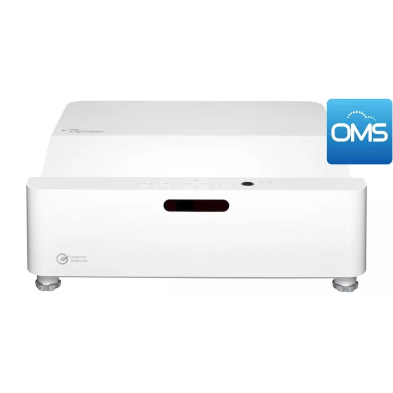 Optoma ZH430UST προβολέας λέιζερ DLP εξαιρετικά κοντινής προβολής, Full HD 1920x1080, 4000 lm, 3D, λευκός