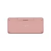 LOGITECH Pebble Keys 2 K380s - Συμπαγές Πληκτρολόγιο Bluetooth - Tonal Rose - Qwerty Int