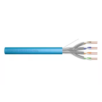 DIGITUS Καλώδιο εγκατάστασης - CAT6a - U/FTP - AWG 23/1 - 305 m - Μπλε