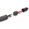 Καλώδιο δικτύου Digitus DN-93905-OD RJ45 σε RJ45 CAT 6A 1m μαύρο