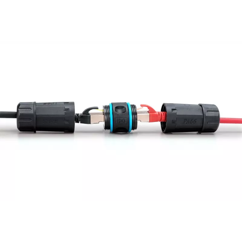 Καλώδιο δικτύου Digitus DN-93905-OD RJ45 σε RJ45 CAT 6A 1m μαύρο