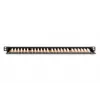 DIGITUS Patchpanel CAT6 μη θωρακισμένο 24-Port με Shutter - μαύρο