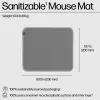 HP 105 απολυμαινόμενο mousepad, γκρι, μονοχρωματικό, πολυεστέρας, καουτσούκ