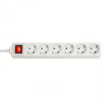 Lindy 73103 διανομέας ρεύματος 6 έξοδοι AC εσωτερικού χώρου λευκό