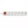 Lindy 73103 διανομέας ρεύματος 6 έξοδοι AC εσωτερικού χώρου λευκό