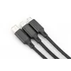 DIGITUS καλώδιο φόρτισης 3-in-1 USB-A – Lightning + Micro-B + Type-C 1 m