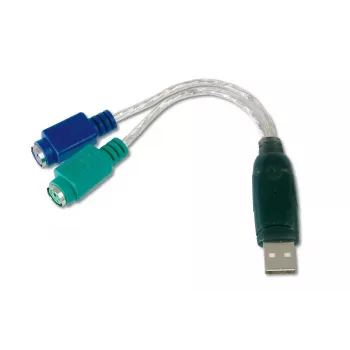 DIGITUS Προσαρμογέας από USB σε 2x PS/2 (DA-70118)