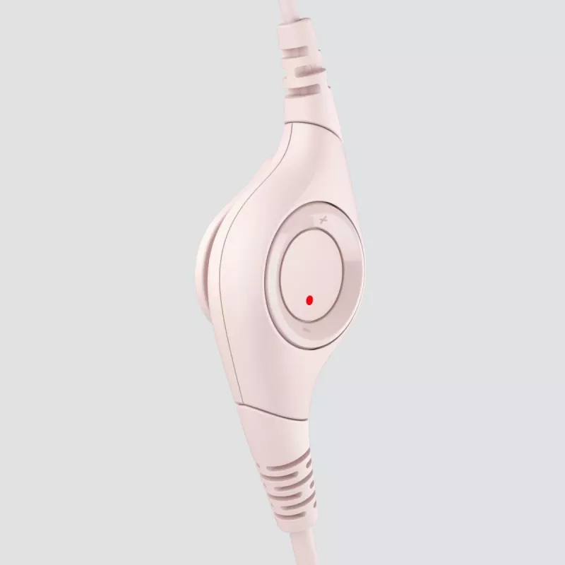 LOGITECH Headset - H390 - USB-A - ροζ