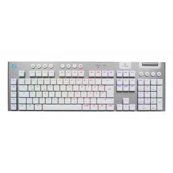 Logitech G G915 X LIGHTSPEED Πληκτρολόγιο Gaming USB RF Wireless Bluetooth QWERTZ γερμανικό λευκό
