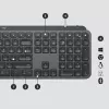 LOGITECH MX Keys For Business - Graphite - Ελβετικό / Schweizer Qwertz