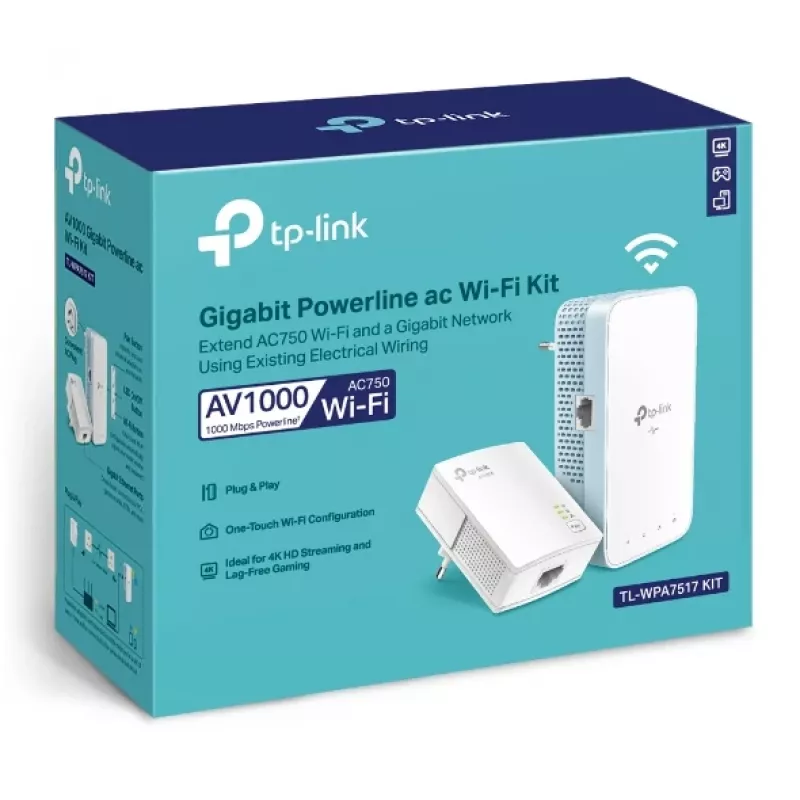TP-Link TL-WPA7519 KIT 1000 Mbit/s Ethernet LAN Wi-Fi λευκό 2 τεμ.