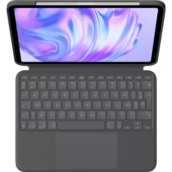 LOGITECH Combo Touch θήκη πληκτρολογίου - για iPad Pro 11in M4/M5 - Graphite - Azerty γαλλικό