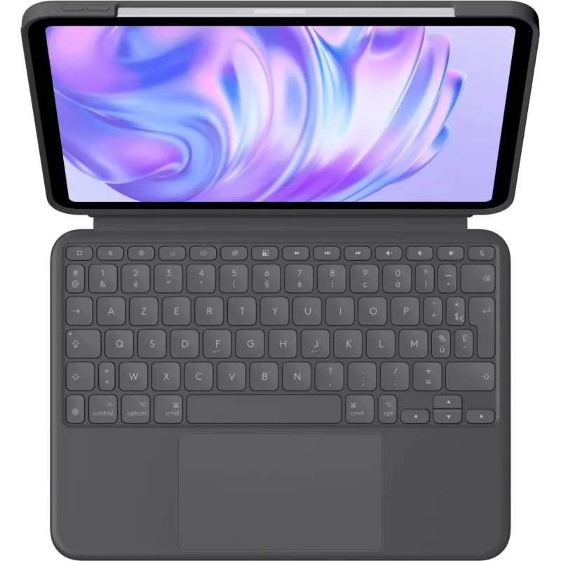 LOGITECH Combo Touch θήκη πληκτρολογίου - για iPad Pro 11in M4/M5 - Graphite - Azerty γαλλικό