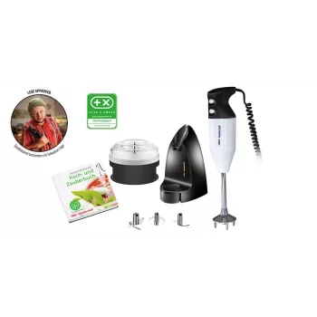 UNOLD ESGE 99205 Edition Petticoat μπλέντερ χειρός, 180 W, 2 ταχύτητες, μαύρο/λευκό