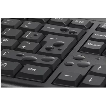 Kensington K75562DE, ασύρματο, RF Wireless, μεμβράνη, QWERTZ, μαύρο, ποντίκι περιλαμβάνεται