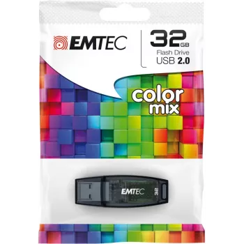 EMTEC C410 Color Mix - 32GB USB stick - USB 2.0 - Μπλε