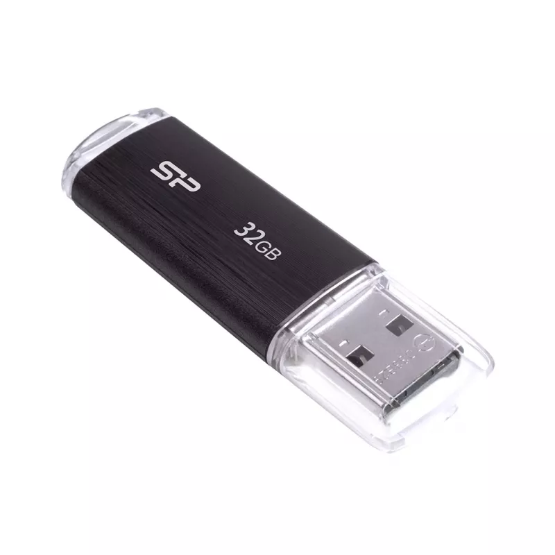 SILICON POWER Ultima U02 - 32 GB USB stick - USB 2.0 - Μαύρο