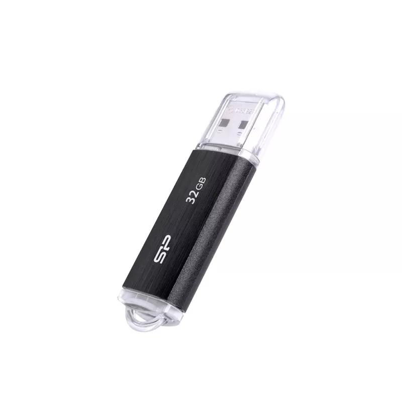 SILICON POWER Ultima U02 - 32 GB USB stick - USB 2.0 - Μαύρο