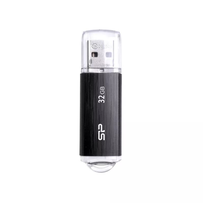 SILICON POWER Ultima U02 - 32 GB USB stick - USB 2.0 - Μαύρο