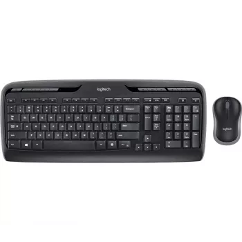 LOGITECH Wireless Desktop Mk330 – Μαύρο – QWERTY UK