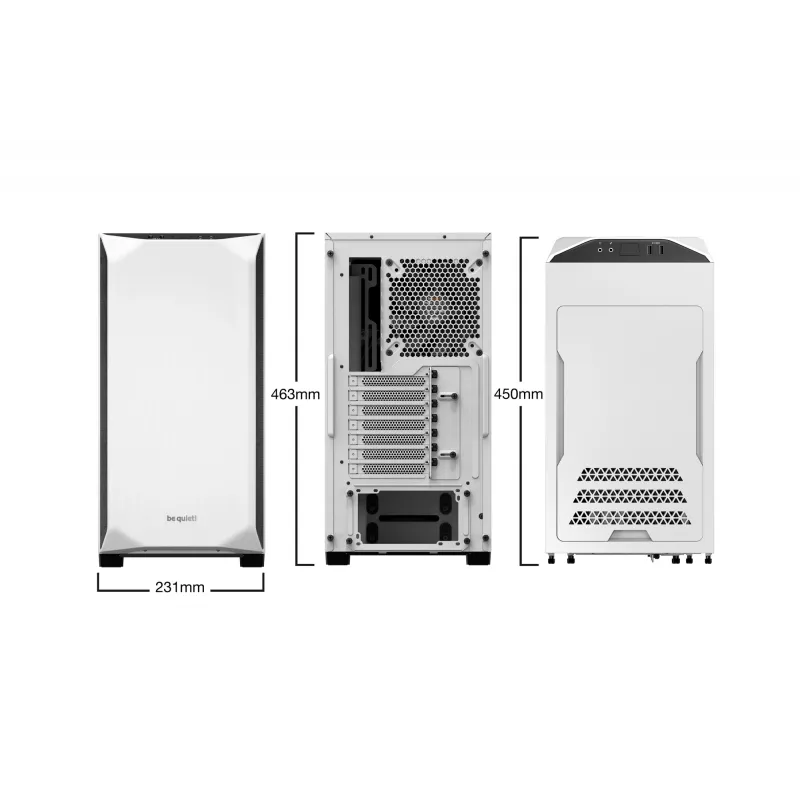 be quiet Pure Base 500 Window Λευκό